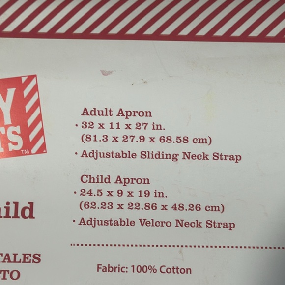 Merry Moments Adult & Child Apron Set - Picture 3 of 3